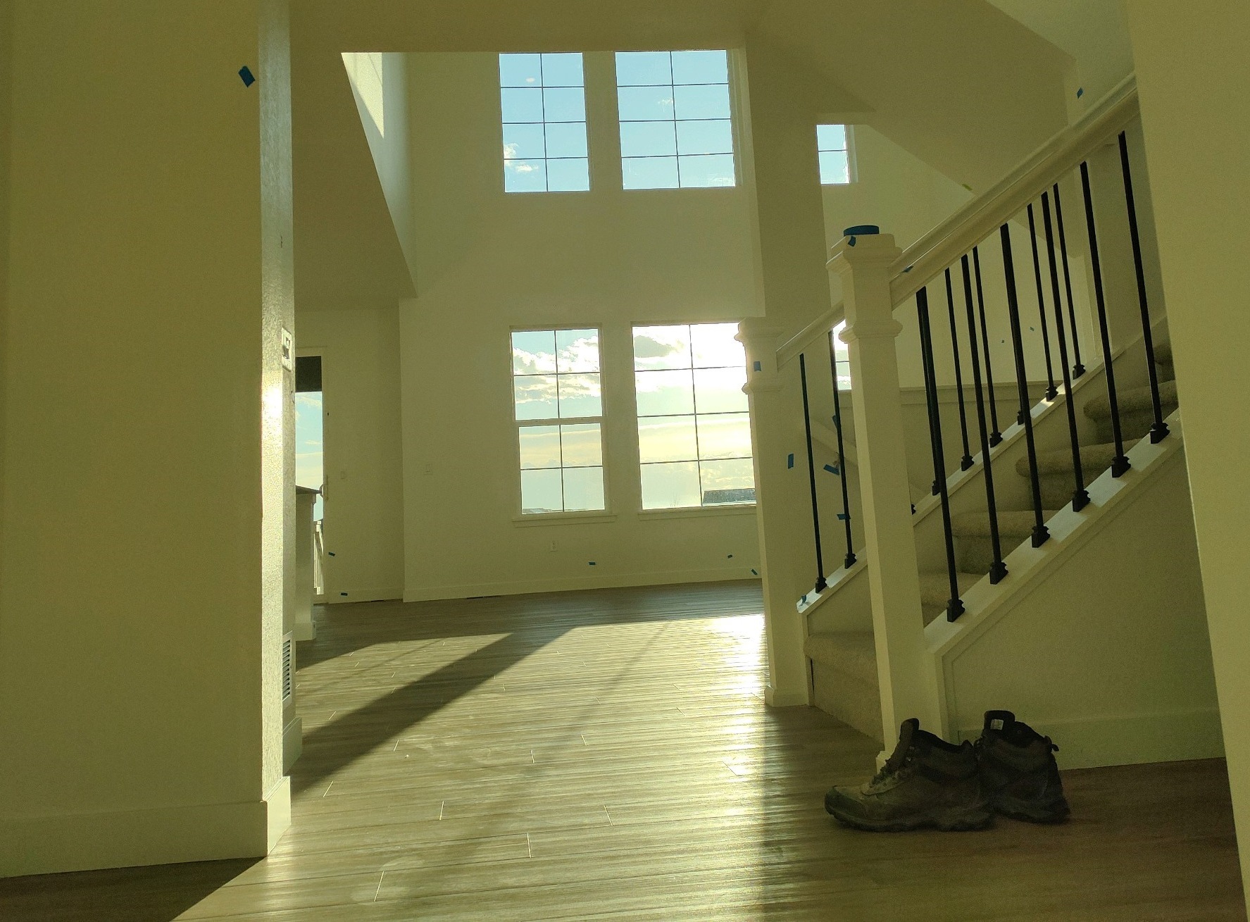 Luxury vinyl plank flooring